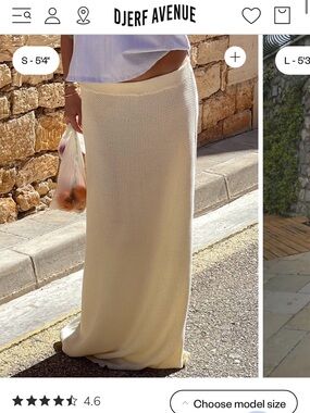 Djerf Avenue Knit Maxi Skirt